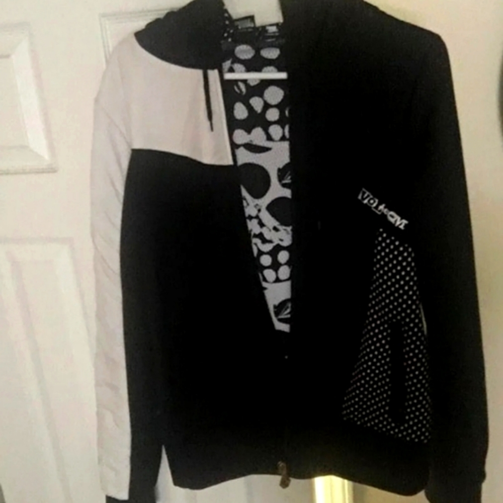 Womens medium mens small volcom 3 layer jacket
